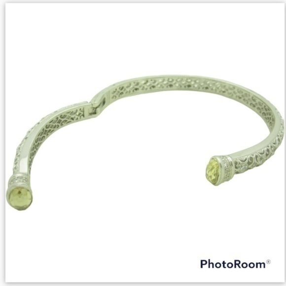 Tacori Yellow CZ sterling silver bracelet - Picture 6 of 6